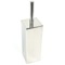 Toilet Brush Holder, Square, Polished Chrome